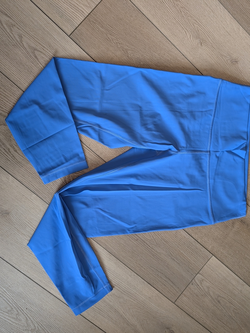 lululemon athletica Light Blue Leggings with Logo Detail